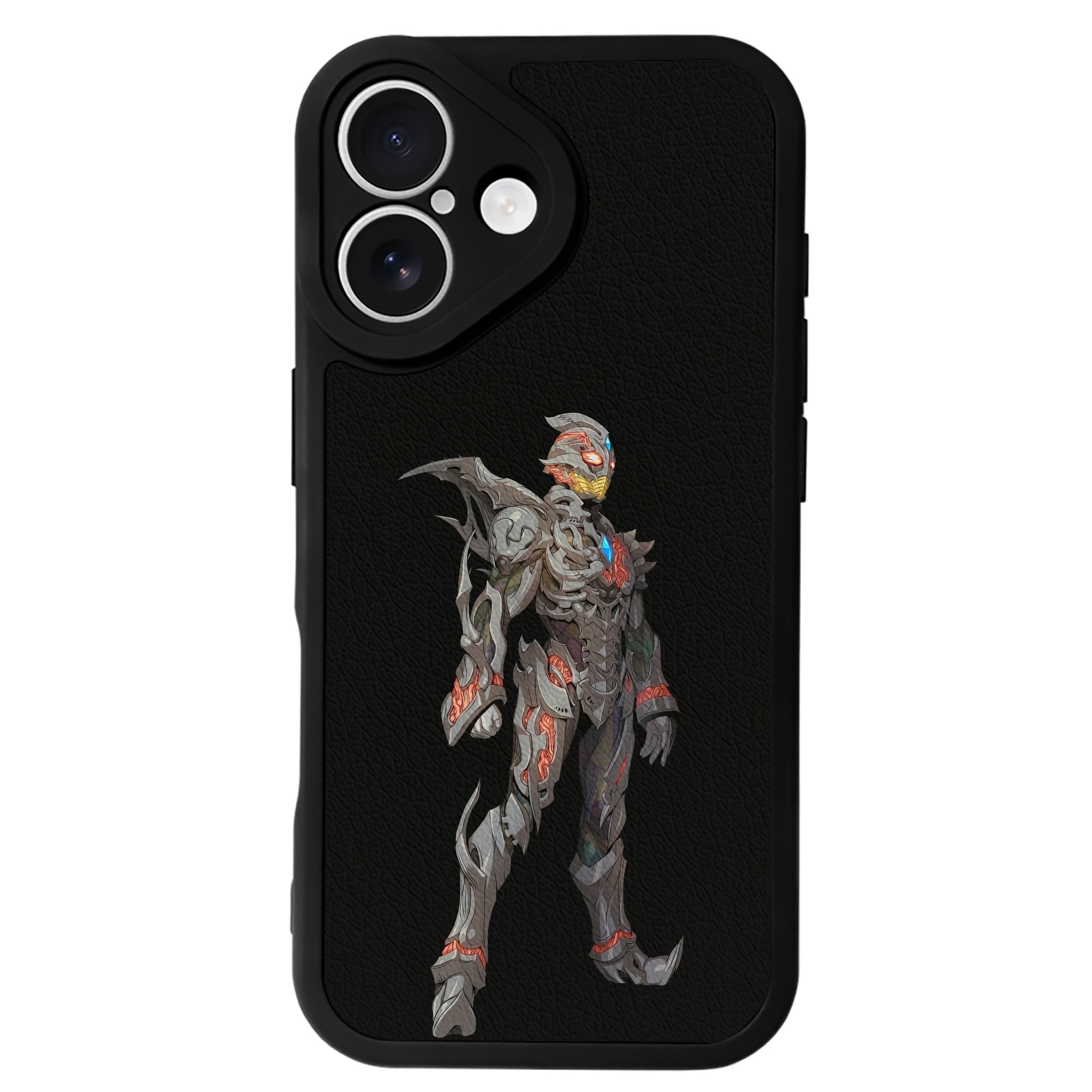 （画像用） ウルトラマン Ultraman 【iPhone 16シリーズ対応】シリコンスマホケース（レザー調） 材質：シリコン